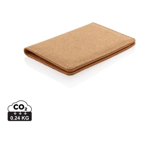 Cork secure RFID passport cover brown | No Branding | not available | not available