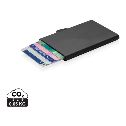 C-Secure aluminium RFID card holder black | No Branding | not available | not available