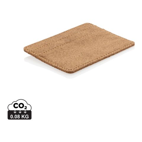 Cork secure RFID slim wallet brown | No Branding | not available | not available