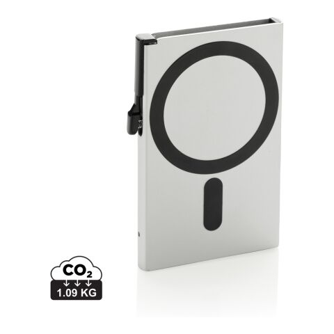 Standard aluminium RFID magnetic phone cardholder