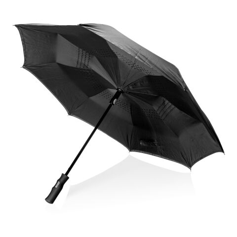 Swiss Peak 23&quot; auto open reversible umbrella black | No Branding | not available | not available