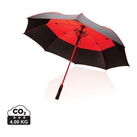27&quot; Impact AWARE™ RPET 190T auto open stormproof umbrella red | No Branding | not available | not available