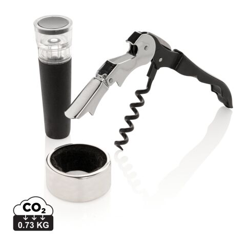 Vino Sommelier set 3pc silver | No Branding | not available | not available
