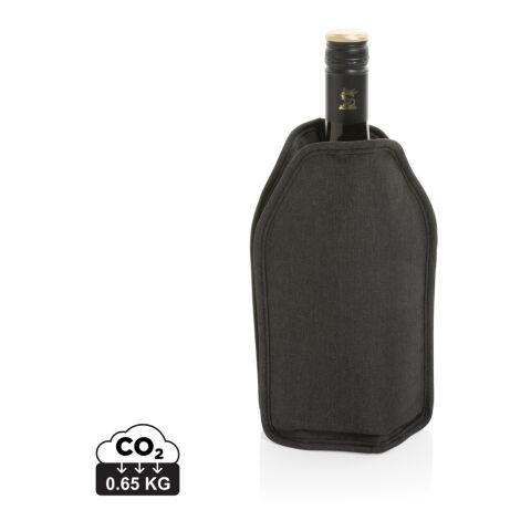 Vino AWARE™ RPET wine cooler sleeve black | No Branding | not available | not available