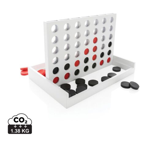 FSC® Connect four wooden game white | No Branding | not available | not available