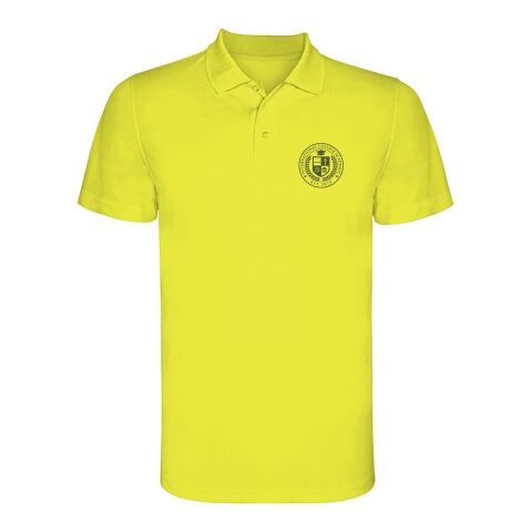 Monzha short sleeve men&#039;s sports polo Standard | Fluor Yellow | M | No Branding | not available | not available | not available