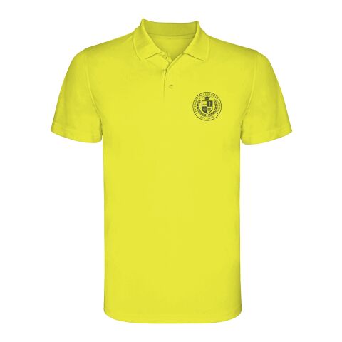 Monzha short sleeve men&#039;s sports polo Standard | Fluor Yellow | M | No Branding | not available | not available | not available