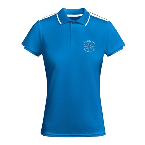 Tamil short sleeve women&#039;s sports polo Standard | Royal blue-White | XL | No Branding | not available | not available | not available