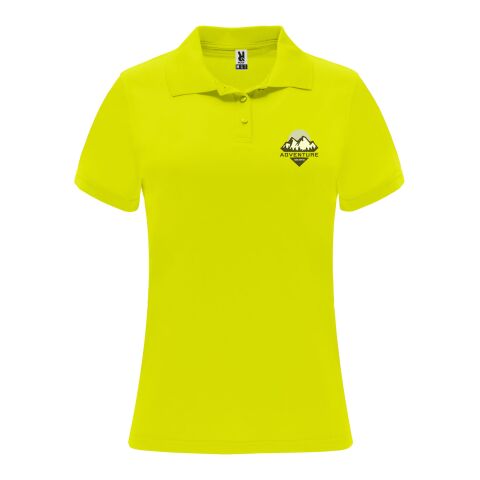 Monzha short sleeve women&#039;s sports polo Standard | Fluor Yellow | M | No Branding | not available | not available | not available