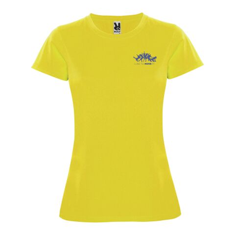 Montecarlo short sleeve women&#039;s sports t-shirt Standard | Yellow | 2XL | No Branding | not available | not available | not available