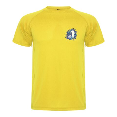Montecarlo short sleeve men&#039;s sports t-shirt Standard | Yellow | L | No Branding | not available | not available | not available