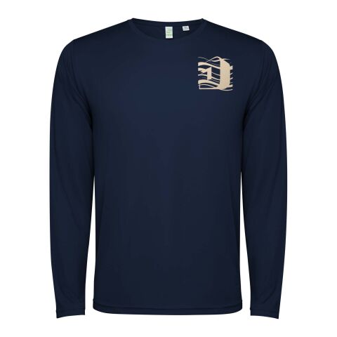 Estoril long sleeve unisex t-shirt Standard | Navy Blue | L | No Branding | not available | not available | not available