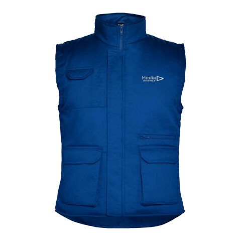 Amanzor multi-purpose workwear bodywarmer with high neck Standard | Royal blue | XL | No Branding | not available | not available | not available