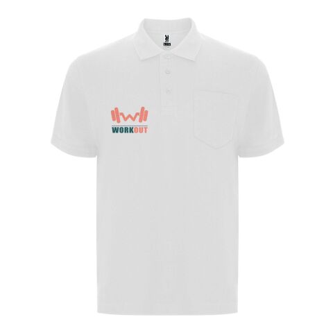Centauro Premium short sleeve unisex polo Standard | White | 3XL | No Branding | not available | not available | not available