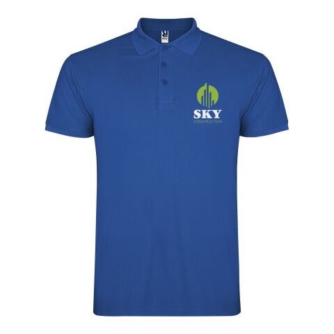Star short sleeve men's polo