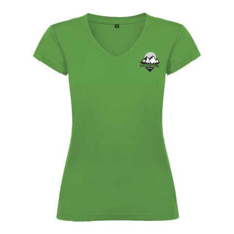 Victoria short sleeve women's v-neck t-shirt Standard | Tropical Green | S | No Branding | not available | not available | not available