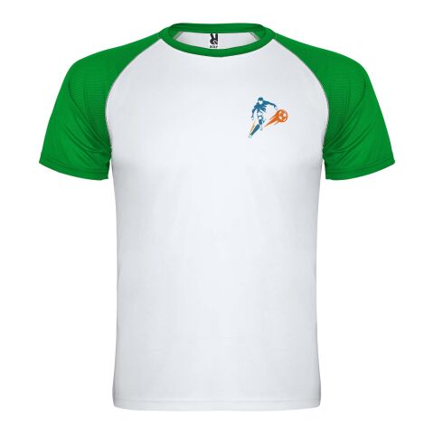 Indianapolis short sleeve unisex sports t-shirt Standard | White-Fern green | 3XL | No Branding | not available | not available | not available
