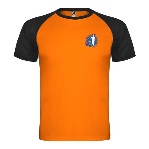 Indianapolis short sleeve unisex sports t-shirt Standard | Fluor Orange-Solid black | 2XL | No Branding | not available | not available | not available