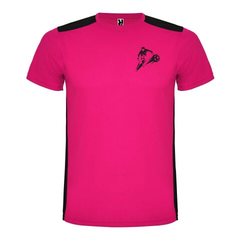 Detroit short sleeve unisex sports t-shirt Standard | Fuchsia-Solid black | L | No Branding | not available | not available | not available