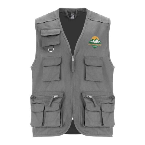Venera 200 g/m2 v-neck multi-pocket workwear vest  Standard | Lead | M | No Branding | not available | not available | not available