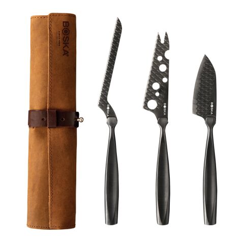 BOSKA Cheese Knife Set Monaco+ Black