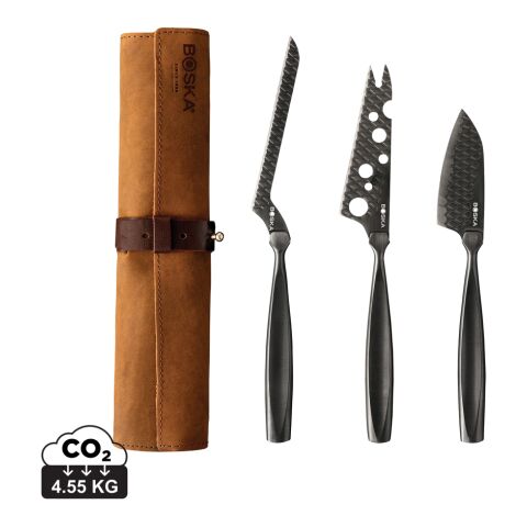 BOSKA Cheese Knife Set Monaco+ Black