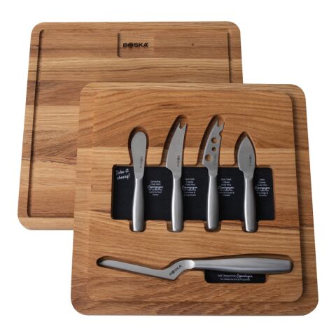 BOSKA Ultimate Cheese Set Small Copenhagen brown-steel
