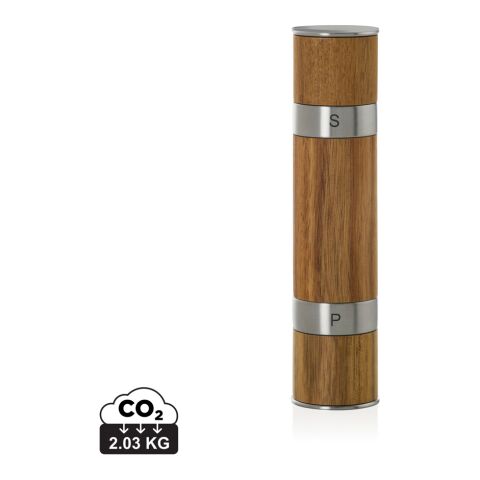 AdHoc Duomill Pepper and salt double mill brown