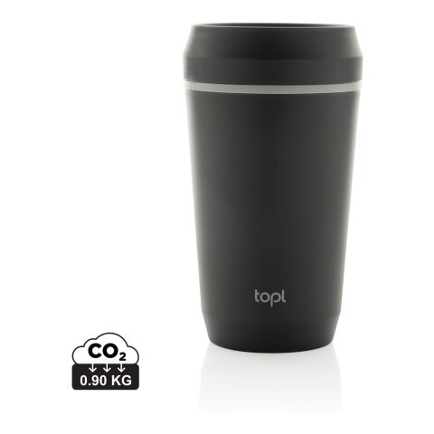 Topl Recycled Plastic To Go Tumbler Patented 360 Lid 354ml grey | No Branding | not available | not available