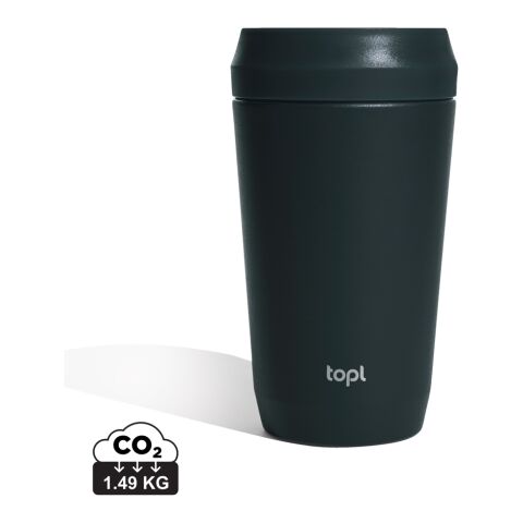 Topl Recycled Steel To Go Tumbler Patented 360 Lid 354ml grey | No Branding | not available | not available