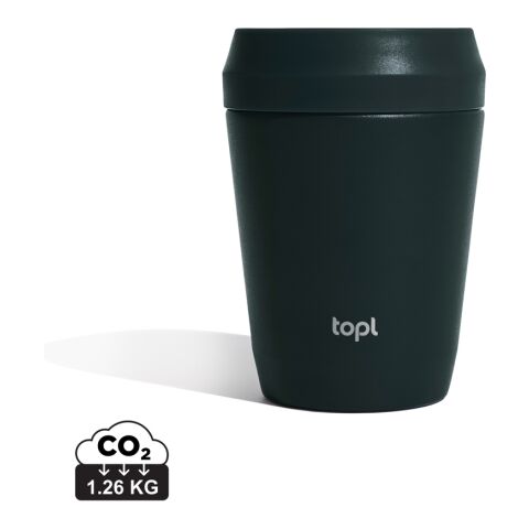 Topl Recycled Steel To Go Tumbler Patented 360 Lid 235ml grey | No Branding | not available | not available