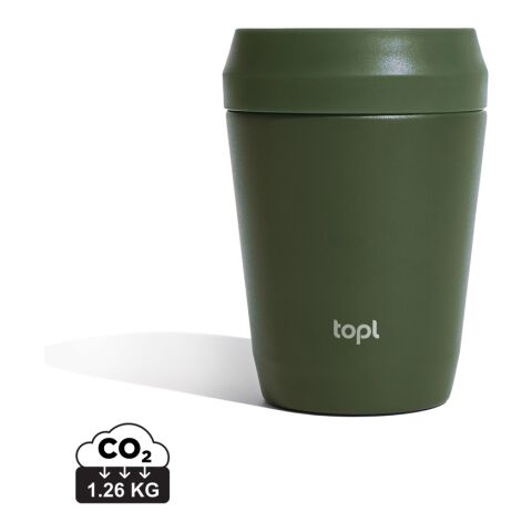 Topl Recycled Steel To Go Tumbler Patented 360 Lid 235ml green | No Branding | not available | not available