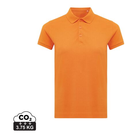 Iqoniq Yosemite women recycled cotton pique polo orange | XXL | No Branding | not available | not available | not available