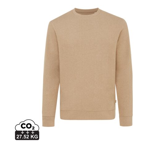 Iqoniq Denali recycled cotton crew neck undyed