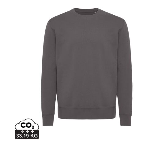 Iqoniq Kruger relaxed recycled cotton crew neck anthracite | M | No Branding | not available | not available | not available