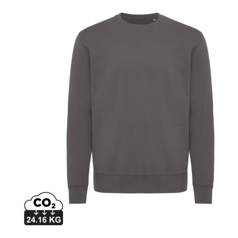 Iqoniq Kruger relaxed recycled cotton crew neck anthracite | M | No Branding | not available | not available | not available