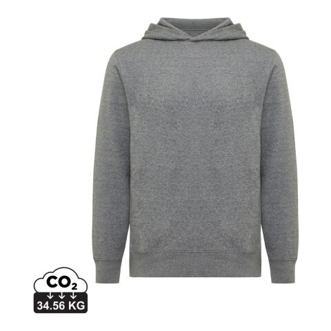 Iqoniq Yengo recycled cotton hoodie with sidepockets light heather anthracite | XXL | No Branding | not available | not available | not available
