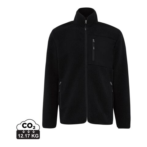 Iqoniq Diran recycled polyester pile fleece jacket black | S | No Branding | not available | not available | not available