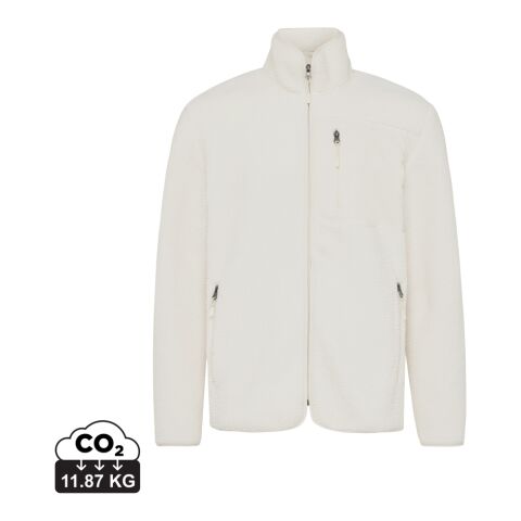 Iqoniq Diran recycled polyester pile fleece jacket natural | XS