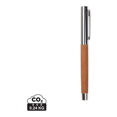 VINGA Bosler RCS recycled SS pen brown | No Branding | not available | not available