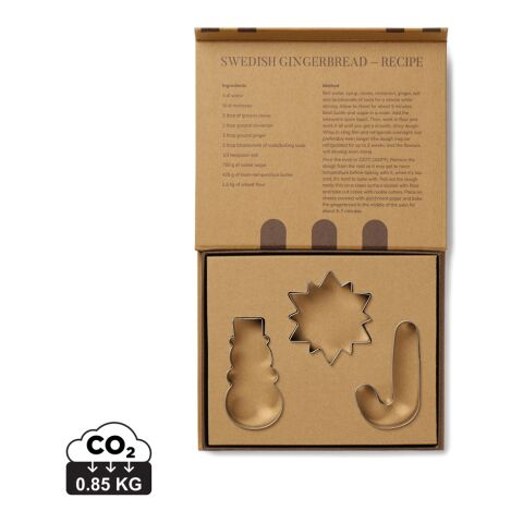 VINGA Classic cookie cutter 3-piece set grey | No Branding | not available | not available