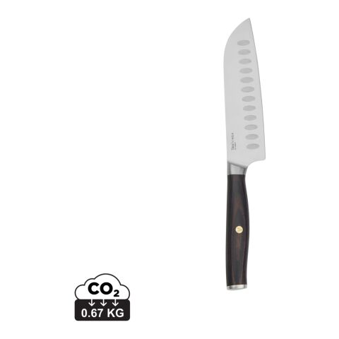 VINGA Tara RCS recycled steel santoku knife steel-black | No Branding | not available | not available
