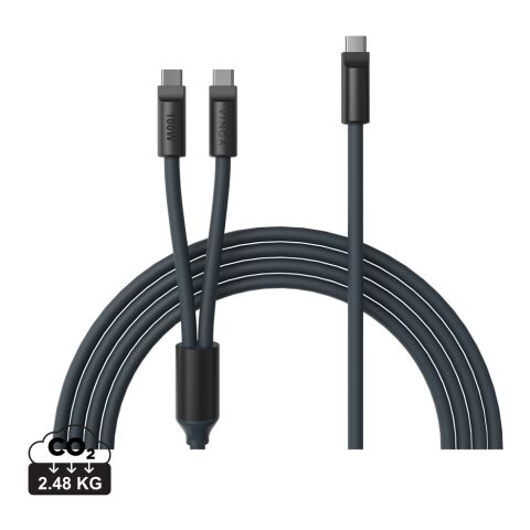 VINGA Baltimore silicone multi charging cable (C+2C)
