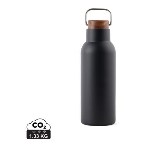 VINGA Ciro RCS recycled vacuum bottle 580ml black | No Branding | not available | not available