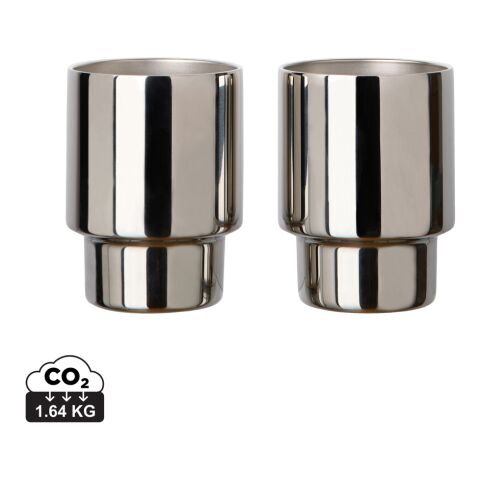 VINGA Nagano RCS recycled SS mugs, set of 2