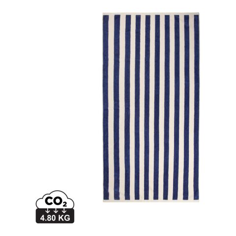 VINGA Lagoa GRS beach towel navy-white | No Branding | not available | not available | not available