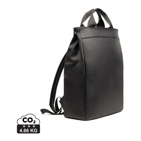 VINGA Bermond RCS recycled PU backpack black | No Branding | not available | not available