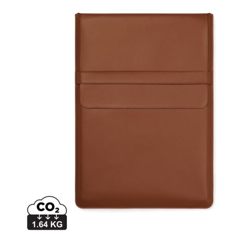 Timo PU RCS RPET 14" laptop sleeve brown | No Branding | not available | not available