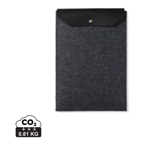VINGA Albon GRS recycled felt 14&quot; laptop sleeve black | No Branding | not available | not available