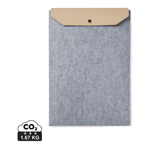 VINGA Albon GRS recycled felt 17" laptop sleeve grey | No Branding | not available | not available